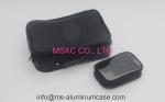 Black Makeup Organizer Bag Light Weight , Carrying Tools Travel Cosmetic Bags