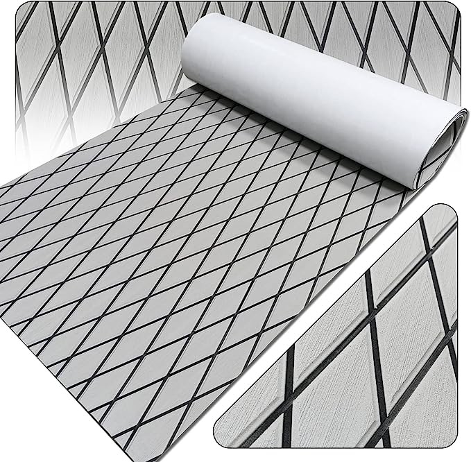 Flooring EVA Foam Decking Sheet, Faux Teak Decking Mat for Boat Yacht Marine Floor Carpet/Swimming Pool Flooring