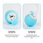 Cat Toys Electric BallStocked Fashion CInteractive ABS Material Molar Teeth