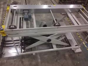 Quality Powder Coated Rustproof Hydraulic Scissor Lift 0.55KW For Clean Room wholesale