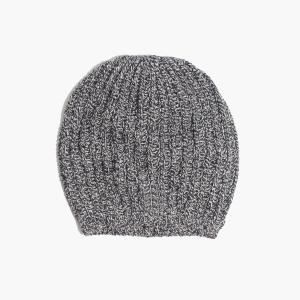 Quality Reversible Ribbed Slouchy Beanie , Marl Color 3gg Knitted Cap For Ladies wholesale