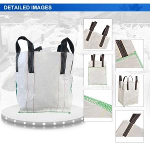 Quality PP Cement Firewood Jumbo Bag 1 Ton Fibc Bulk Bags 120g/m2 - 220g/m2 wholesale