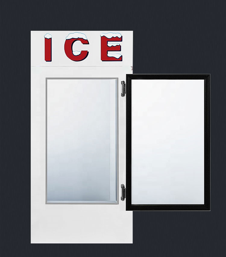 Hotel Kitchen Ice Bag Merchandiser Freezer Commercial Ice Cream Cabinet R404a