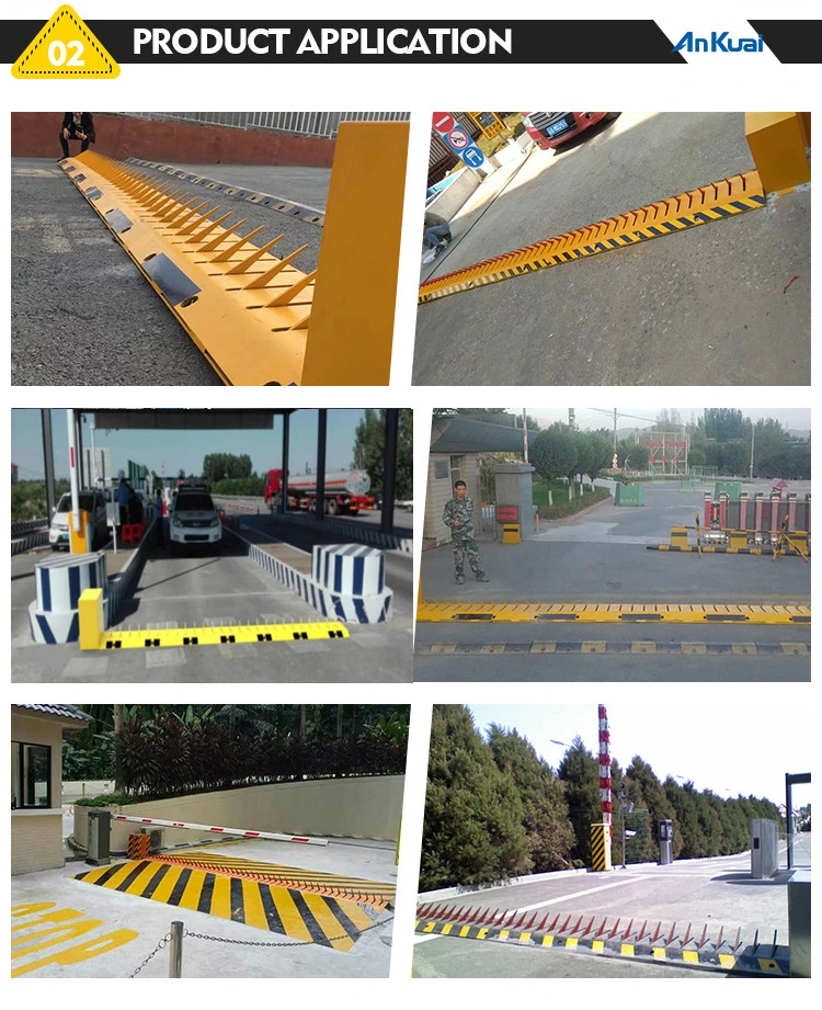 Forced Ban Speed Automatic Tyre Killer Breaker Road Closed Barricade Metal