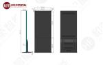 HD FHD Intelligent Advertising Machine 55 Inches Screen