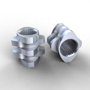 Quality Neutral Kneading Block Wear Resistant Twin Screw Extruder Parts For Shearing wholesale