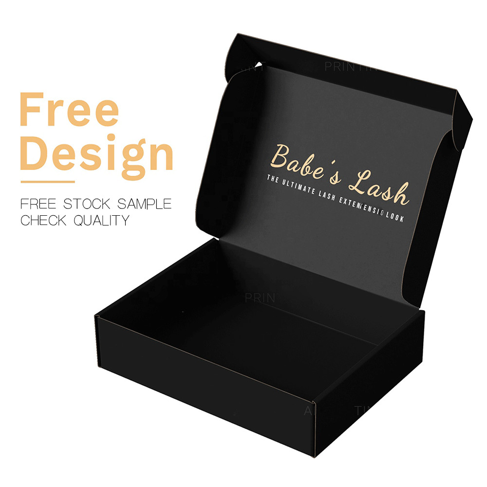 Collapsible Kraft Paper Corrugated Boxes Recycled Printed Customized