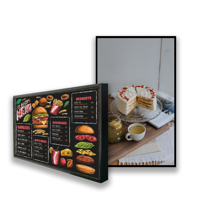 43" - 65" Outdoor Drive Thru Menu Boards 3000cd/M2 4k Advertising Digital Signage
