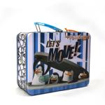 Retro Printed Tin Lunch Box for Kids