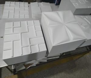 Quality 50cm*50cm Green High Streng 3D PVC Decoration Wall Panel For TV background wholesale