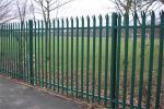 High Strength Palisade Fence Powder Coated Industrial Euro Style Fence Panel