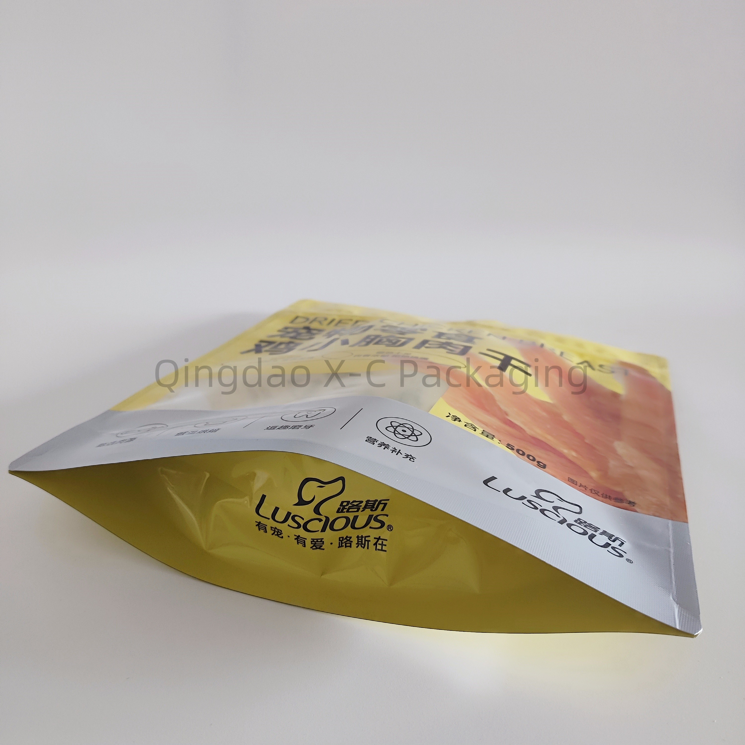 High Quality Printed Stand Up Bag Resealable Compostable Customized Sealing Printing Logo