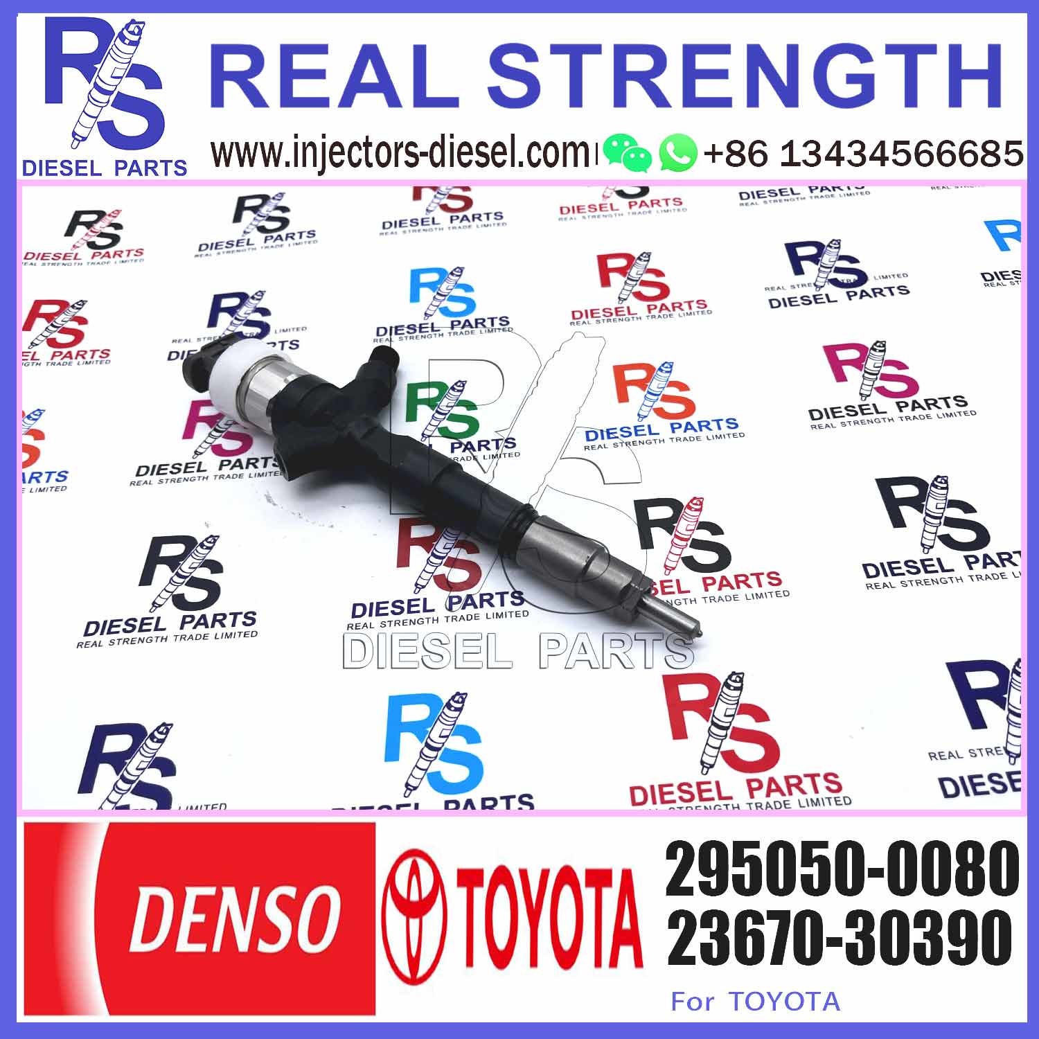 Diesel common rail injector 2950500080 295050 0080 295050-0080 for diesel injector