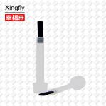 Curved Fingernail Polish Brushes For Screw Cap Nail Care Bottles