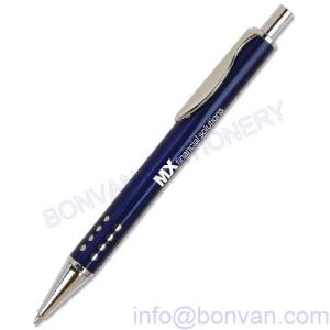 Quality click metal pen, 24 holes metal pen,click promotional pen wholesale