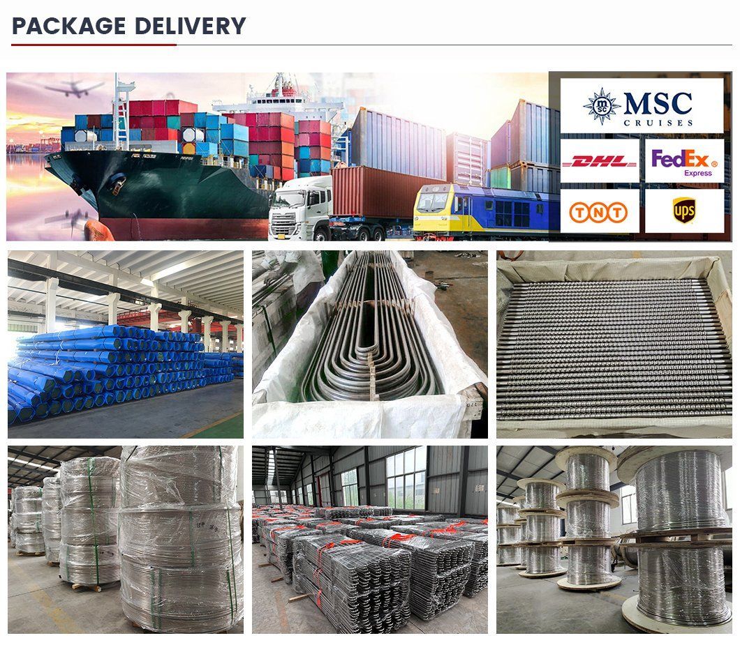 Chinese Trusted Boiler Heat Exchange Pipe Factory Non Destructive Test Certify 201 202 304 316 410 430 Stainless Steel Heat Exchange Pipe