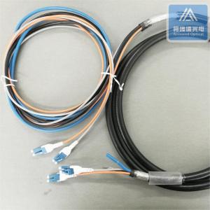 Quality Hybrid Optical Fibers Cable 4 Core SM G657A2 Fiber 2pcs Power Cable wholesale
