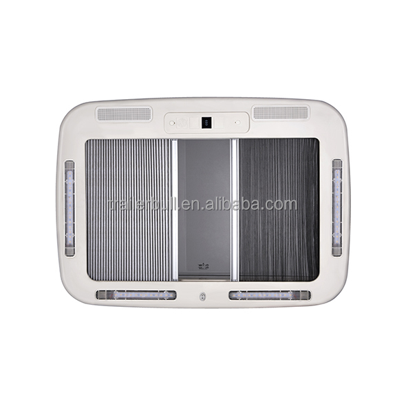 Crank-Operated RW3 700x500 Roof Hatches A Must-Have for DIY Cab-over Truck Camper Bed