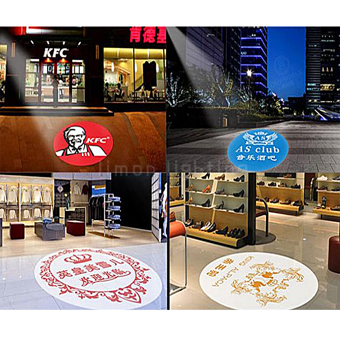 Outdoor Waterproof IP65 50W Hotel Shop LED Advertising Rotating Gobo Projector