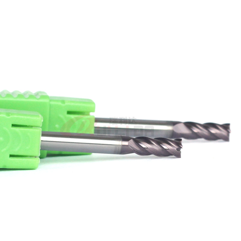 1/4" 1/8 Inch Variable Helix End Mills For Stainless Steel Titanium 4 Flute HRC60