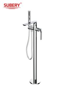 Quality Brass Chrome Freestanding Bathtub Faucets Single Lever Wall Mounted wholesale