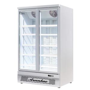 Quality Double Door Commercial Restaurant Refrigerator 1350W Anti Collision wholesale