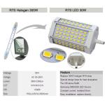 Dimmable 30W High power 118mm R7S led bulb lamp outdoor flood light garden light