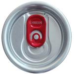 Soft Drink Round Aluminum Can Lids Gold Pilfer Proof Size 202 Can Lids