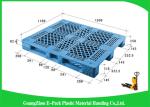 Euro Type Heavy Duty Plastic Pallets Single Face For Food Industry Warehouse