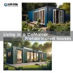 Aluminum Alloy Windows EU 20 FT Prefabricated Steel Container House for Outdoor