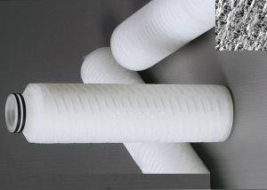 Quality Hydrophilic PTFE Membrane Pleated Cartridge Water Filter Parts For Ultra Pure Water Filtration wholesale