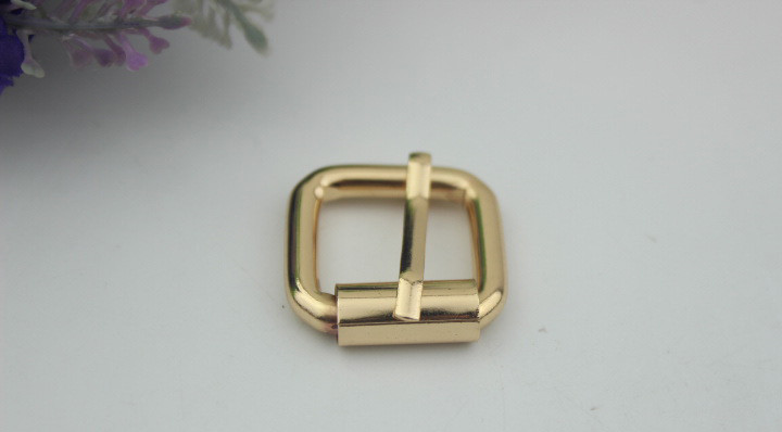 Factory Designer Gold Iron 20 MM Metal Clip Roller Pin Blank Belt Buckle For Bags