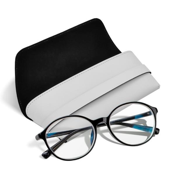 Simple Portable Leather Sublimation Glasses Bag Custom Glasses Case For