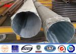 Philippine NPC Electric Steel Tubular Floodlight Pole With Hot Dip Galvanization