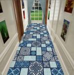 Super Geometric Style Large Commercial Floor Mat For Flower Entrance Corridor