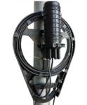 Oval Round Fiber Storage Unit Reel 25inch PP Plastic
