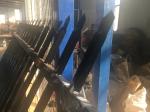Customized Black Zinc Steel Metal Garrison Fence Panels Maintenance Free