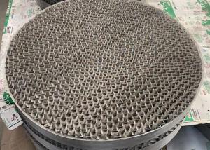 Quality 500Y Metal Sheet Structural Packing Material In Distillation Column 5000mm Diameter wholesale