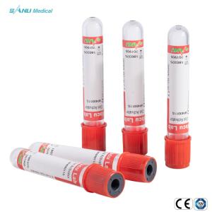 Quality 13x100mm Plastic Blood Collection Tubes PET Clot Activator wholesale