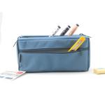 Canvas Multi - compartments Storage Stationery Student Pencil Pouches