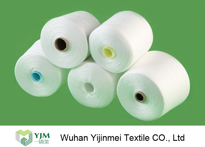 TFO 20s/2 20/3 Z Twist Yarn Raw White 100% Spun Polyester Yarn Eco - Friendly