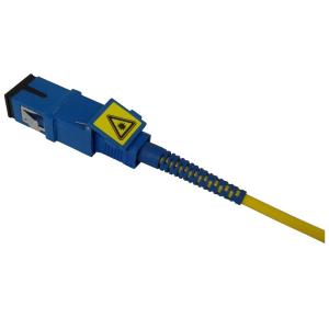 Quality Simplex SC Shutter Optical Fiber Adapter , Fiber Optic Ends Without Flange wholesale