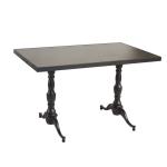Outdoor Restaurant Use Large Cast Aluminum Table Garden Furniture