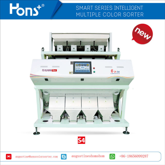 Soybean Peel CCD Color Sorter 6t/H 0.04mm2 Indentification Area