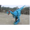 Buy cheap Adults Workers Realistic Raptor Costume Sunproof Colorized Lifelike Blue Color from wholesalers