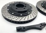 Jekit Car Drilled Brake Disc Front 330*28mm Brake Disc Bracket