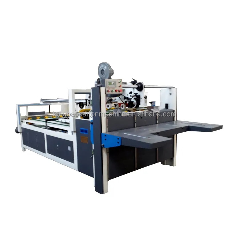 600mm Pressure Model Semi Automatic Corrugated Box Folder Gluer for Two-pieces Manufacture Machine