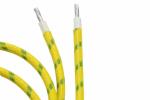 Fiberglass Braided Silicone Insulated Wire UL3122 0.3-1.25sqmm Tinned Copper