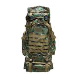 High Strength Straps and Buckles 80L Capacity Waterproof Backpack in 900D Oxford