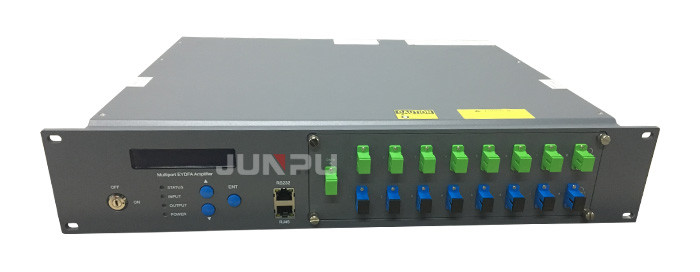 High Power 1550 Pon Edfa Optical Amplifier Wdm Combiner 16 Outputs Per 19dbm,1550 edfa